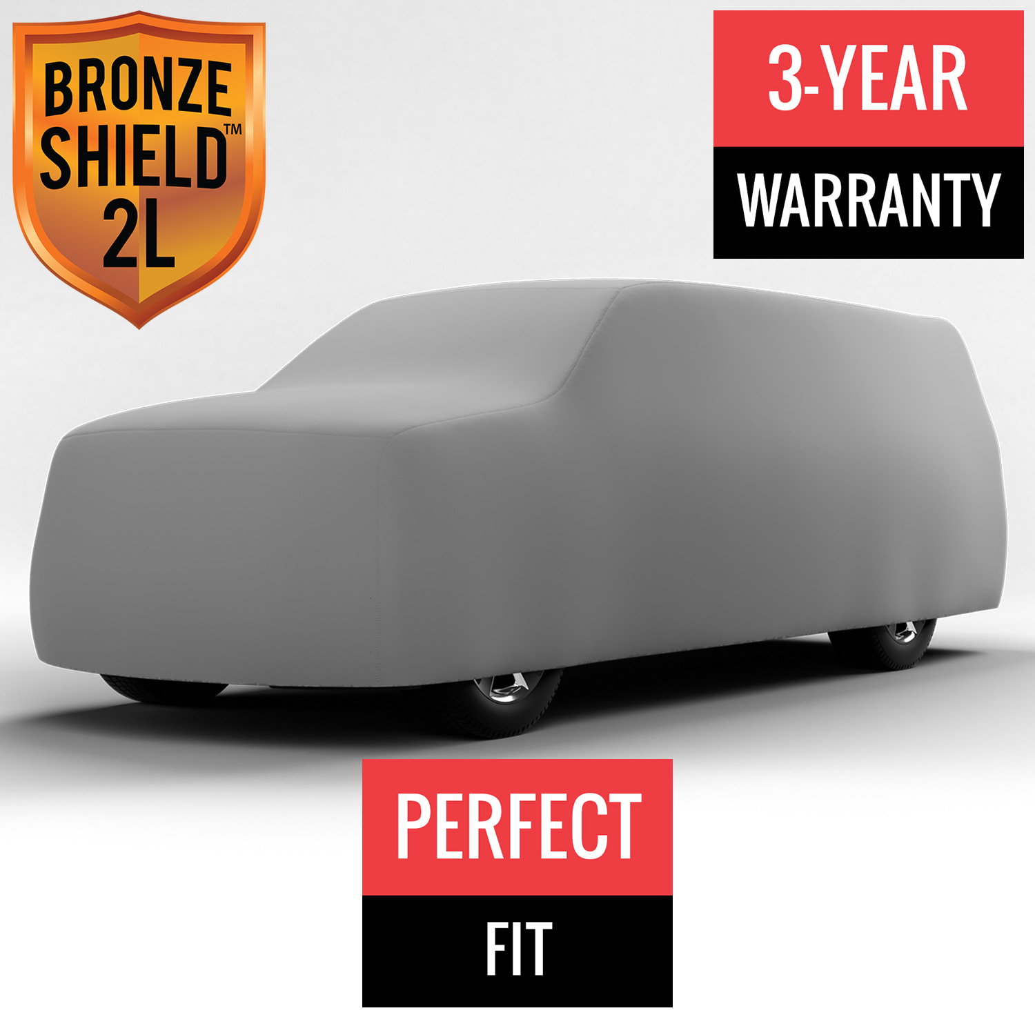 Bronze Shield 2L - Car Cover for Mazda B3000 1999 Extended Cab Pickup 4-Door Short Bed with Camper Shell