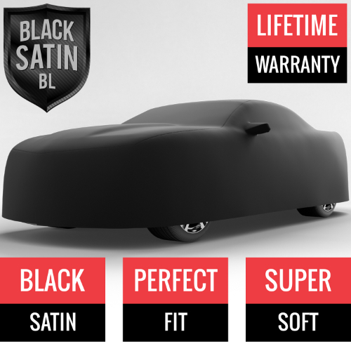 Black Satin BL - Black Car Cover for Chevrolet Camaro 2015 Convertible 2-Door