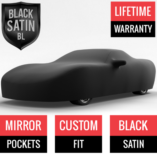 Black Satin BL - Black Car Cover for Chevrolet Corvette ZR1 2000 Coupe 2-Door