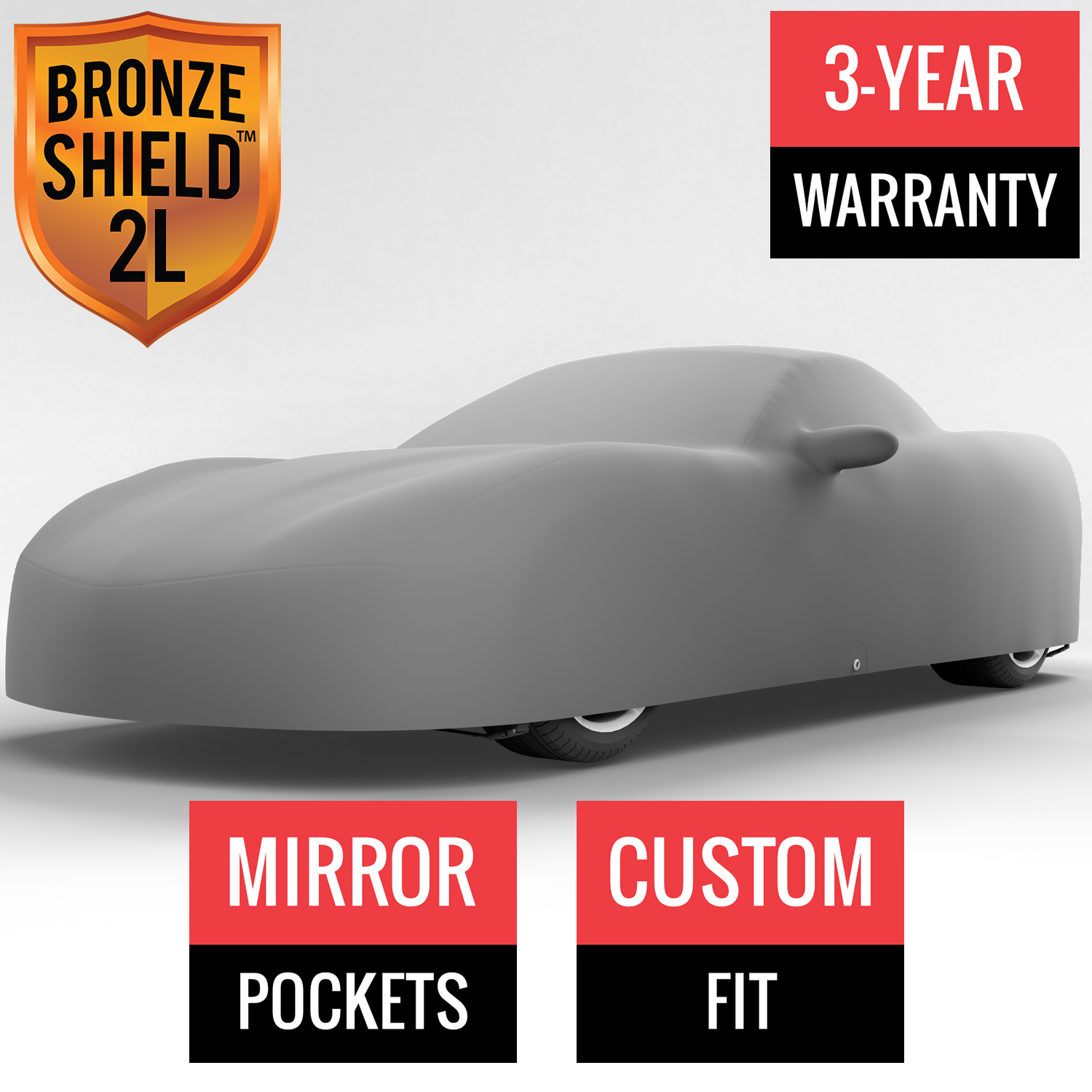 Bronze Shield 2L - Car Cover for Chevrolet Corvette 2010 Convertible 2-Door