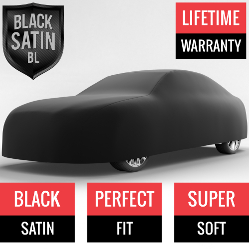 Black Satin BL - Black Car Cover for Jaguar XK150 1958 Coupe 2-Door