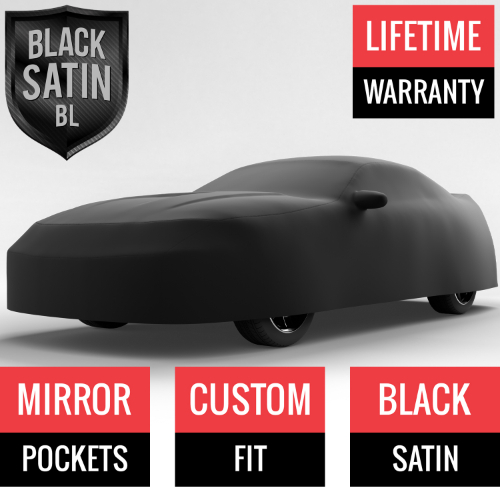 Black Satin BL - Black Car Cover for Ford Mustang SVT Cobra 1999 Convertible 2-Door