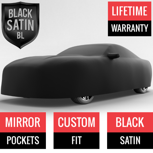 Black Satin BL - Black Car Cover for Ford Mustang Dark Horse 2024 Coupe 2-Door