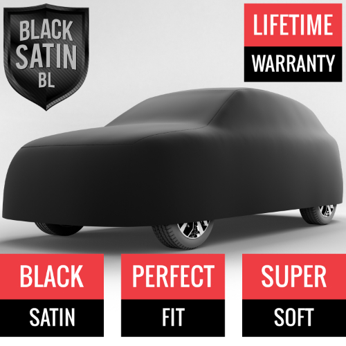 Black Satin BL - Black Car Cover for Subaru Solterra 2024 SUV 4-Door