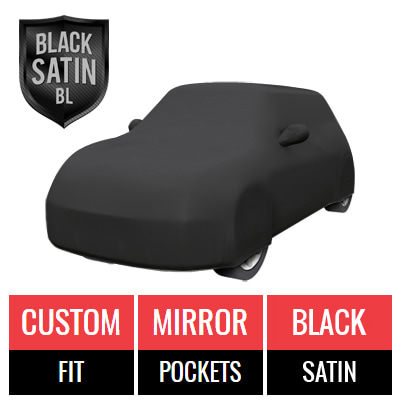 Black Satin BL - Black Car Cover for Mini Cooper S 2023 Convertible 2-Door