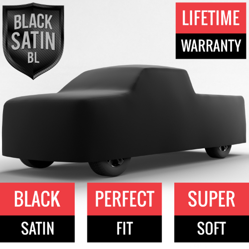 Black Satin BL - Black Car Cover for Hummer H2 2008 Pickup 4-Door