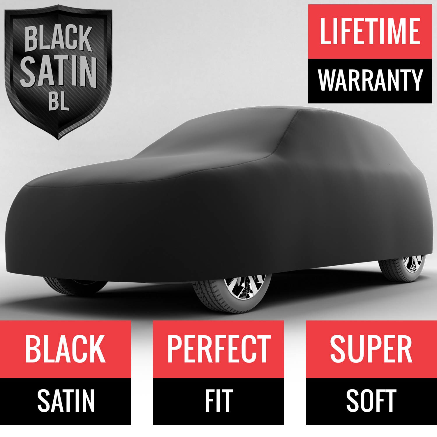 Black Satin BL - Black Car Cover for Nissan Juke 2016 SUV 4-Door