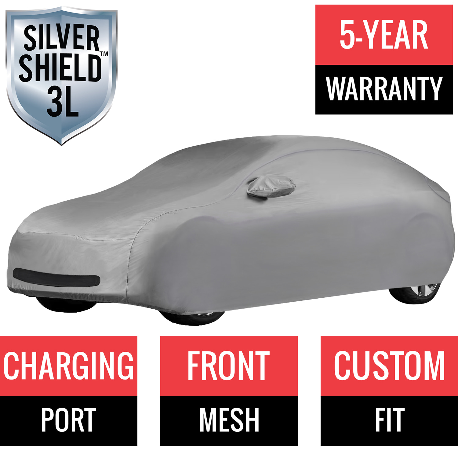 Silver Shield 3L - Car Cover for Tesla Model Y 2022 SUV 4-Door